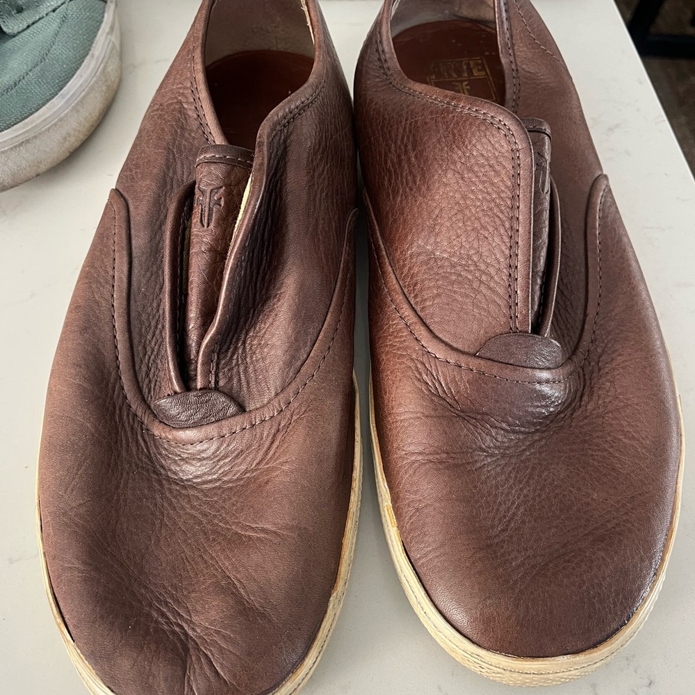 Frye Brown Leather Men's Loafers